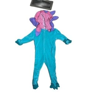 Vintage Flower Bodysuit Costume 24 mos Pink Purple Halloween Photo Op